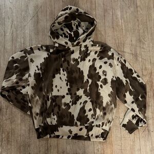 Abercrombie Cow Print Hoodie